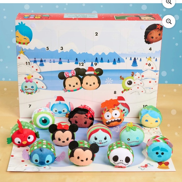 Disney Red and Blue Tsum Tsum Countdown Calendar| 12 Days Stuffed Tsum Tsum - Picture 4 of 12